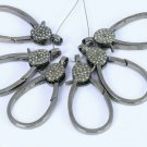 Pave Diamond Lobster Clasps 925 Silver Diamond Additional Jewelry Findings Gift.