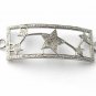 Pave Diamond Rectangle Connector Star Design 925 Silver Diamond Jewelry Findings