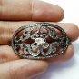 Pave Diamond Oval Jewelry Connector 925 Silver Diamond Bracelet Connector Gift.