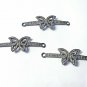 Pave Diamond Butterfly Shape Jewelry Connector 925 Silver Diamond Chain Findings