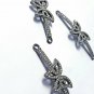 Pave Diamond Butterfly Shape Jewelry Connector 925 Silver Diamond Chain Findings