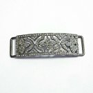 Pave Diamond Elegant Jewelry Connector 925 Silver Diamond Bracelet Connector.