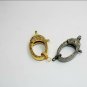 Pave Diamond Lobster Clasps 3pc 925 Silver Handmade Jewelry Wholesale Findings.
