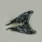 Pave Diamond Angel Wing Ring 925 Silver Fashion Diamond Ring For Christmas Gift.
