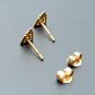 14k Gold Trapezium Spiral Tragus Lobe Helix Cartilage Earring Geometric Earring.