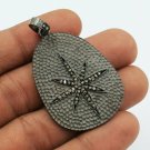 Pave Diamond Healing Pendant 925 Silver Diamond Charm Pendant For Valentines Day Pave Diamond Healing Pendant 925 Silver Diamond Charm Pendant For Valentines Day