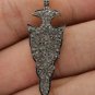 Pave Diamond 1pc  arrowhead charm pandent, diamond pandent findings, jewelry