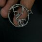 Natural Pave Diamond Pendant 925 Sterling Silver Necklace For Your Loved Ones.