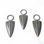 Arrowhead Spike Pendant 925 Silver Pave Diamond Wholesale Pendant Findings Gift.
