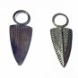 Arrowhead Spike Pendant 925 Silver Pave Diamond Wholesale Pendant Findings Gift.