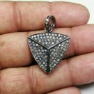 Pave Diamond Arrow Head Pendant 925 Silver Pendant Arrow Sparkle Charm Necklace.
