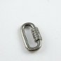 Pave Diamond Carabiner Lock 925 Silver Diamond Lock Findings Additional Jewelry.