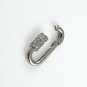 Pave Diamond Carabiner Lock 925 Silver Diamond Lock Findings Additional Jewelry.