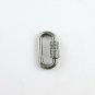 Pave Diamond Carabiner Lock 925 Silver Diamond Lock Findings Additional Jewelry.