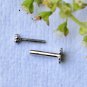14k Solid Gold Tiny Trinity Nose Piercing Body Piercing Nose Ear Stud Lip Stud.
