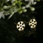 14k Solid Gold Snowflake Ear Piercing Dainty Gold Nose Ear Piercing Jewelry Gift