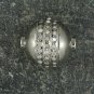 Pave Diamond Spacer Beads Ball 925 Silver Connector Link Diamond Beads Ball.