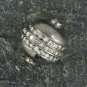 Pave Diamond Spacer Beads Ball 925 Silver Connector Link Diamond Beads Ball.