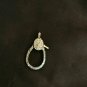 Pave Diamond Lobster Clasps 3Pc Lot 925 Silver Lobster Lock Necklace Findings.