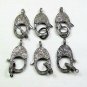 Pave Diamond Lobster Clasps 925 Silver Diamond Jewelry Findings.