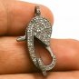 Lobster Clasps Findings Pave Diamond Lobster Clasps 925 Silver Jewelry Findings.