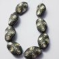 Oval Shaped Pave Diamond Beads 925 Silver Polki Diamond Wholesale Jewelry Beads.
