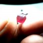 Tunduru garnet Gorgeous range of colors. Peachy pink Tunduru garnet mix lot 1
