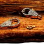 Pave Diamond Lobster Clasps 925 Silver Additional Jewelry Finding Connector Gift