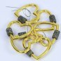 Heart Carabiner Clasps Pave Diamond Clasps Findings 925 Silver Diamond Jewelry.