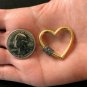 Heart Carabiner Clasps Pave Diamond Clasps Findings 925 Silver Diamond Jewelry.