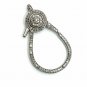 Pave Diamond Lobster Claw Clasps 925 Silver Jewelry Findings Wholesale Clasps.
