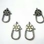 Lobster Clasps Pave Diamond 925 Silver Diamond Necklace Findings Enamel Lobster.