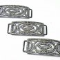 Pave Diamond Rectangle Jewelry Connector 925 Silver Diamond Bracelet Connector.