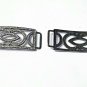 Pave Diamond Rectangle Jewelry Connector 925 Silver Diamond Bracelet Connector.