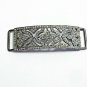 Pave Diamond Jewelry Connector 925 Silver Filigree Design Bracelet Connector.