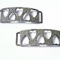 Pave Diamond Bracelet Connector 925 Silver Heart Shape Connector For Jewelry.