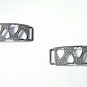 Pave Diamond Bracelet Connector 925 Silver Heart Shape Connector For Jewelry.