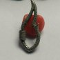Pave Diamond Lock 925 Silver Eternal Flame Screw Carabiner Lock Jewelry Findings