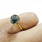 Spinel Ring Diamond Cut Gold Plated Unisex Ring For Men Women Black Rings NGP98 Spinel Ring Diamond Cut Gold Plated Unisex Ring For Men Women Black Rings NGP98