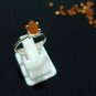 Spessartine Raw Garnet Ring 925 Silver Mandarin Raw Solitaire Ring Unisex Ring.