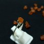 Spessartine Raw Garnet Ring 925 Silver Mandarin Raw Solitaire Ring Unisex Ring.