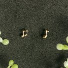 14k Solid Gold Musical Notes Stud Piercing Jewelry Nose Ear Piercing Jewelry. 14k Solid Gold Musical Notes Stud Piercing Jewelry Nose Ear Piercing Jewelry.