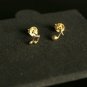14k Solid Gold Musical Notes Stud Piercing Jewelry Nose Ear Piercing Jewelry.