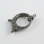 Pave Diamond Lobster Claw Clasps 925 Silver Diamond Additional Findings NS1.