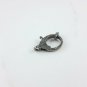 Pave Diamond Lobster Claw Clasps 925 Silver Diamond Additional Necklace Findings