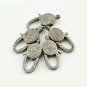 Pave Diamond Lobster Claw Clasps 925 Silver Jewelry Findings Additional Jewelry.