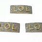 Pave Diamond Bracelet Connector 925 Silver Diamond LOL Pendant Connector Finding