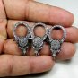 Pave Diamond Lobster Clasp 925 Silver Diamond Necklace Connector Findings Supply
