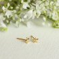 Tiny Star Earrings 14k Solid Gold Minimalist Gold Piercing Earring Star Ear Stud