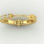 Genuine Diamond Hoop Nose Ring 14k Solid Gold Women Diamond Christmas Present.